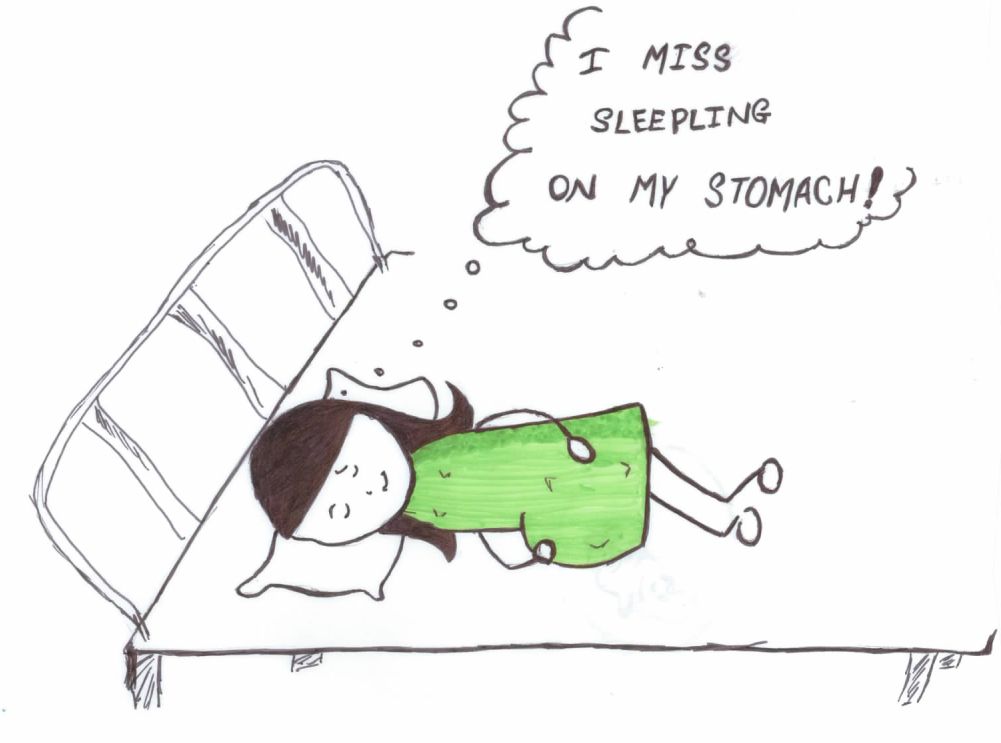 Miss Sleep on Stomach